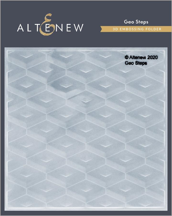Geo Steps 3D Embossing Folder