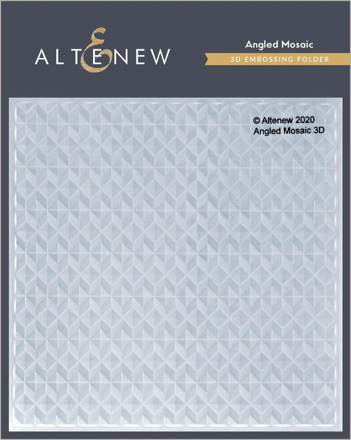 Angled Mosaic 3D Embossing Folder