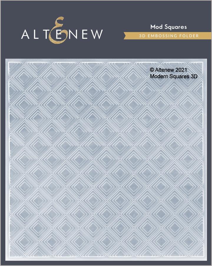 Mod Squares 3D Embossing Folder