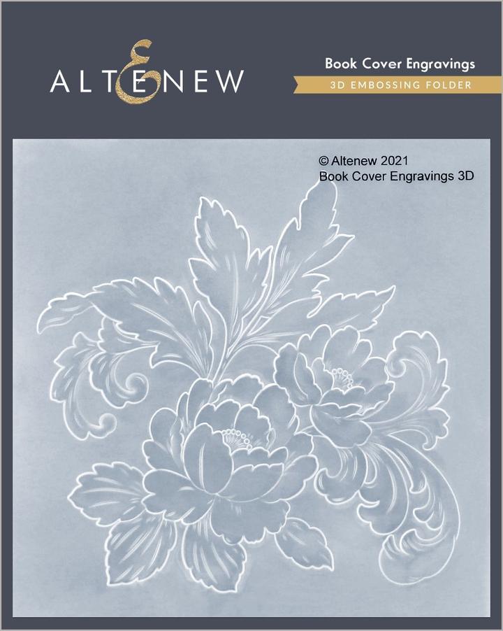 Book Cover Engravings Embossing Folder