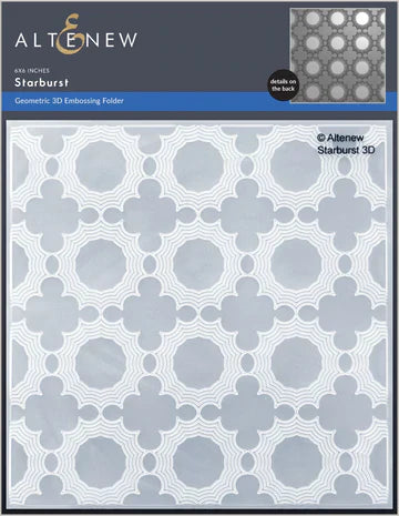 Starburst 3D Embossing Folder
