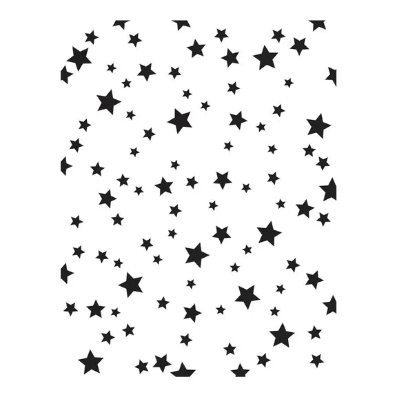 Wishing and Falling Stars 3D Embossing Folder and BetterPress Bundle from the Little Smiles Collection