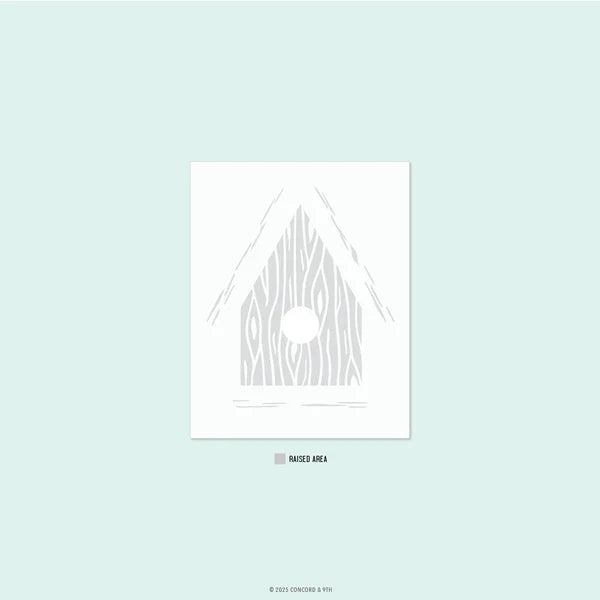 Birdhouse Blossoms Embossing Folder (2D)