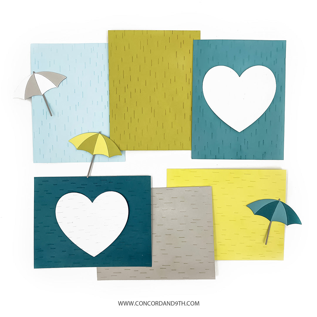 Dashed Lines Embossing Folder (6 x 6)