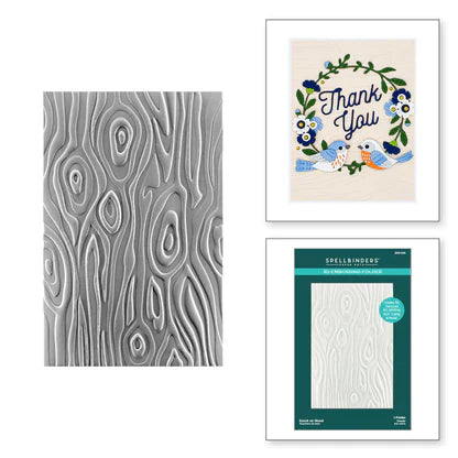 Knock on Wood 3D Embossing Folder