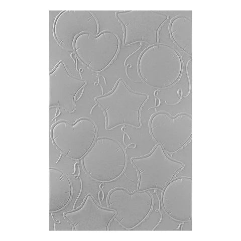 Party Balloons 3D Embossing Folder and Stencil Bundle from Simon's Birthday Bash Collection by Simon Hurley