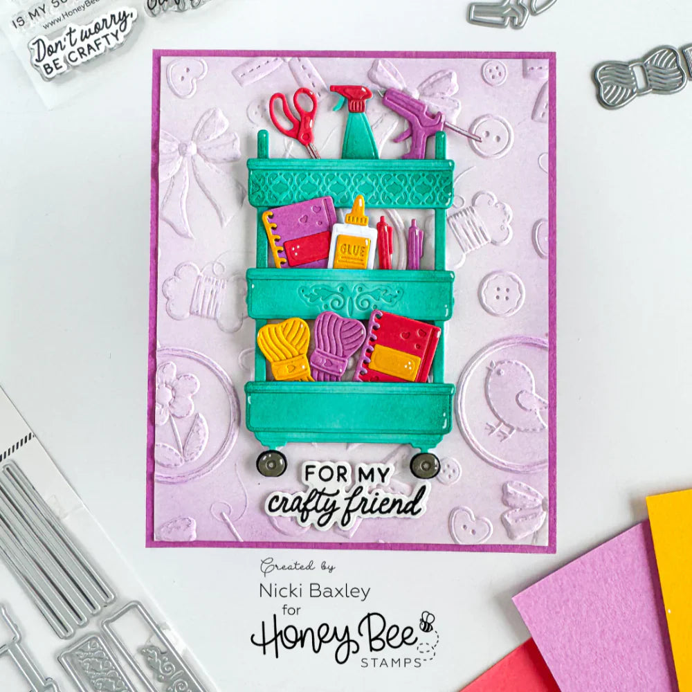 Embroidered - 3D Embossing Folder