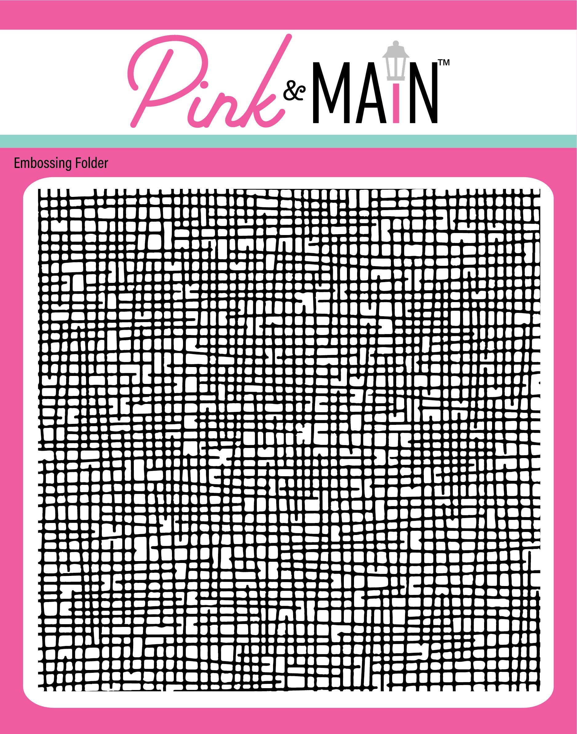 Burlap 6x6 Embossing Folder