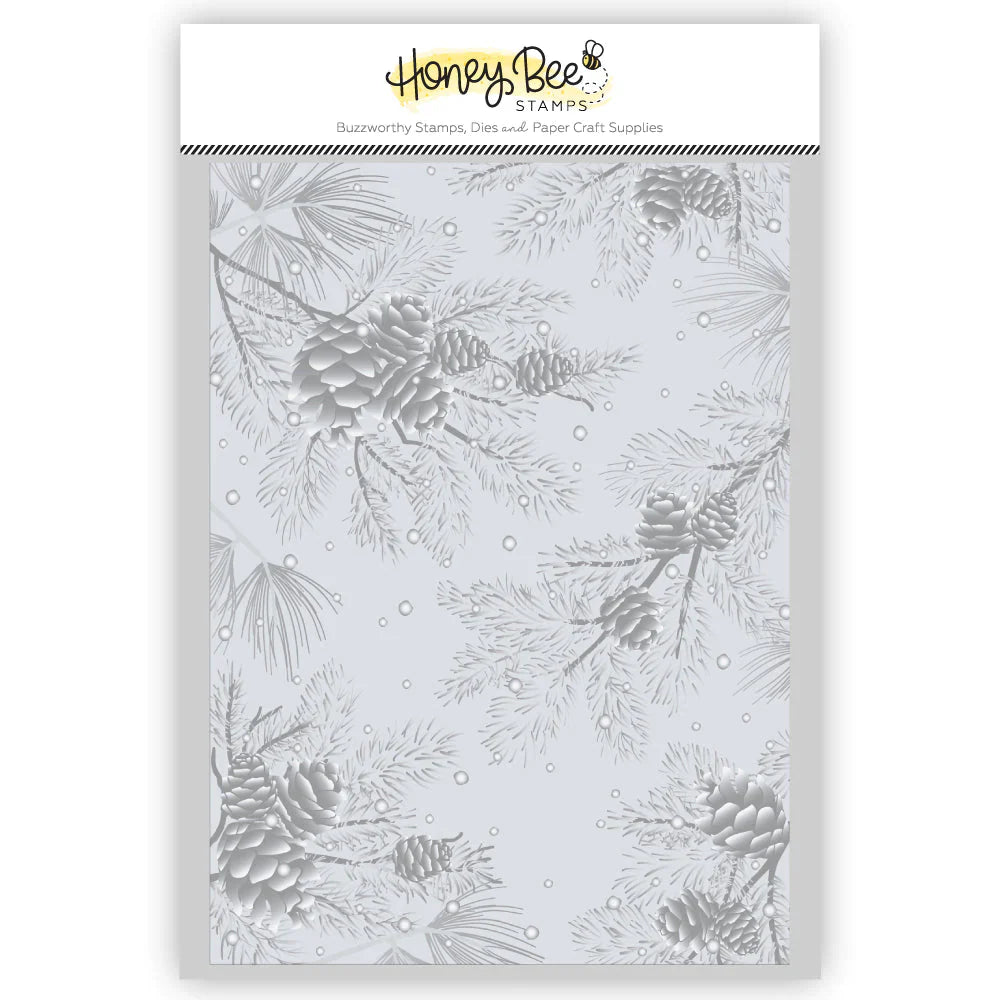 Snowy Pines 3D Embossing Folder