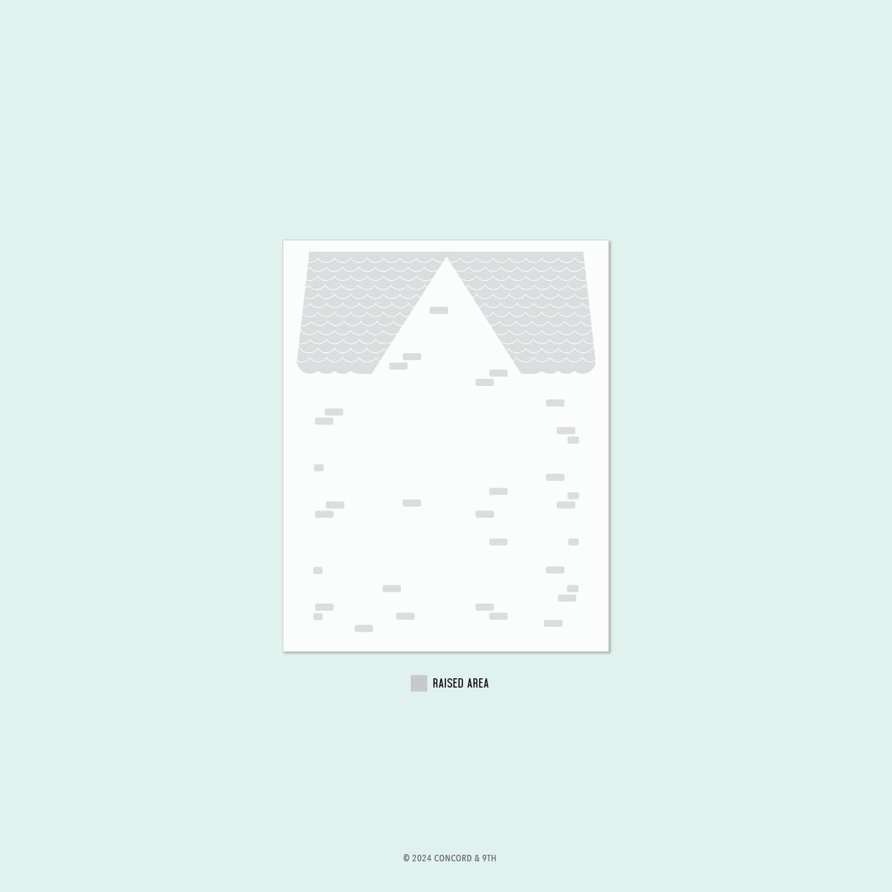 Our House 2D Embossing Folder
