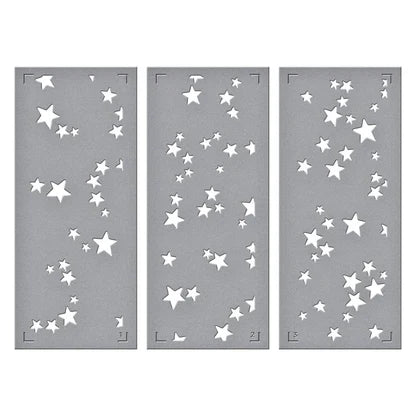 Starry Night 3D Emboss & Cut Folder and Stencil Bundle from the Simon's Space Adventure Collection by Simon Hurley