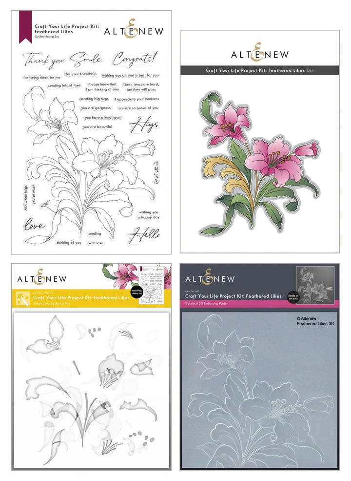 Craft Your Life Project Kit: Feathered Lillies