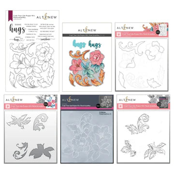 Craft Your Life Project Kit: Floral Acanthus & Add-on Layering Stencil Bundle