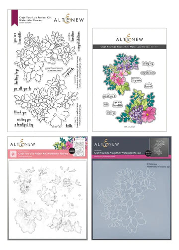 Craft Your Life Project Kit: Watercolor Flowers