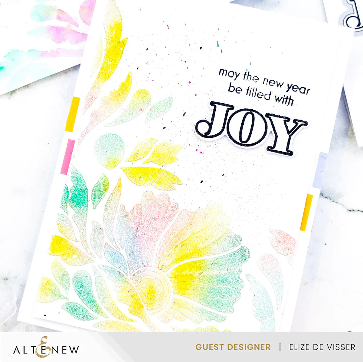Dynamic Foliage 3D Embossing Folder