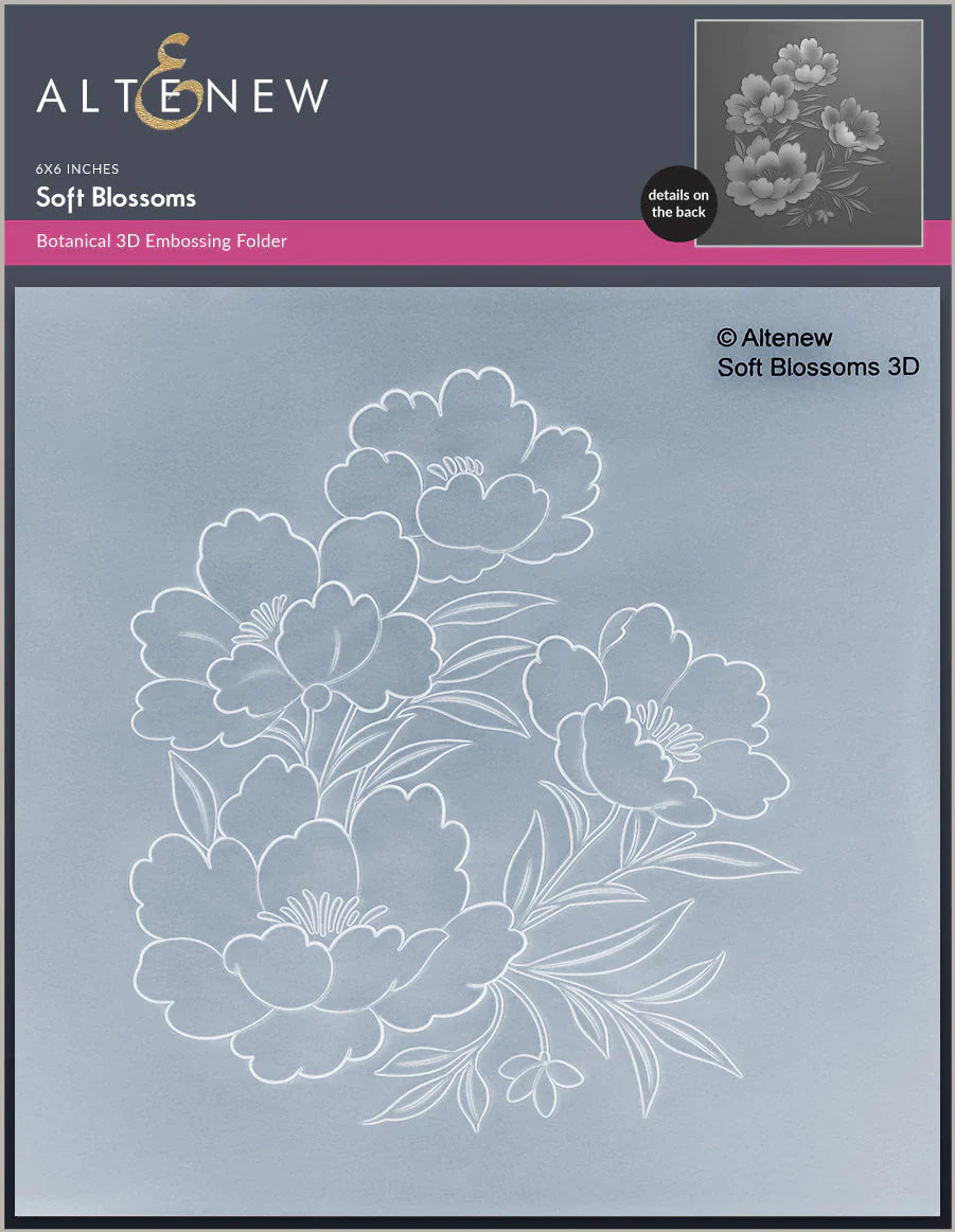 Soft Blossoms 3D Embossing Folder