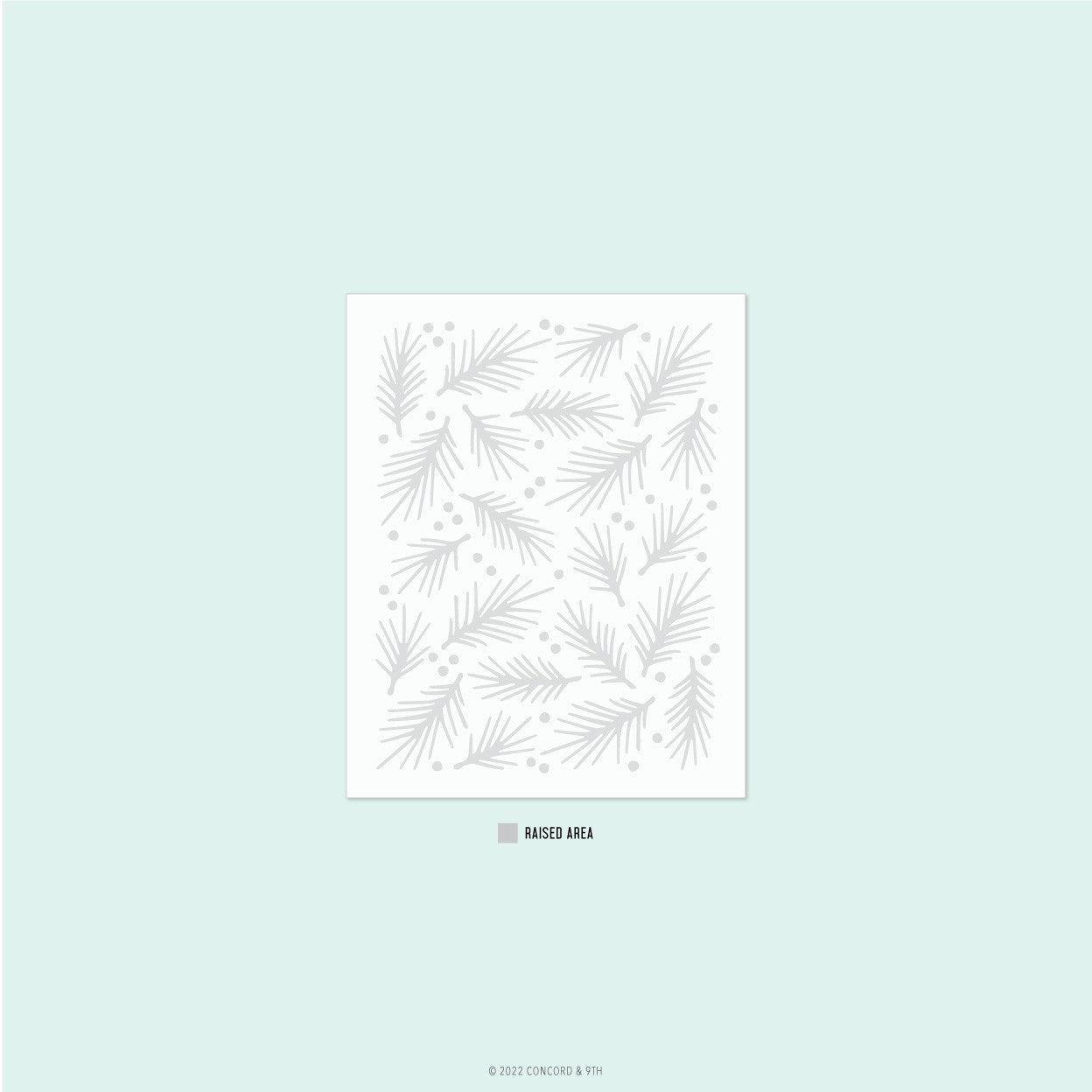 Berries & Boughs Embossing Folder
