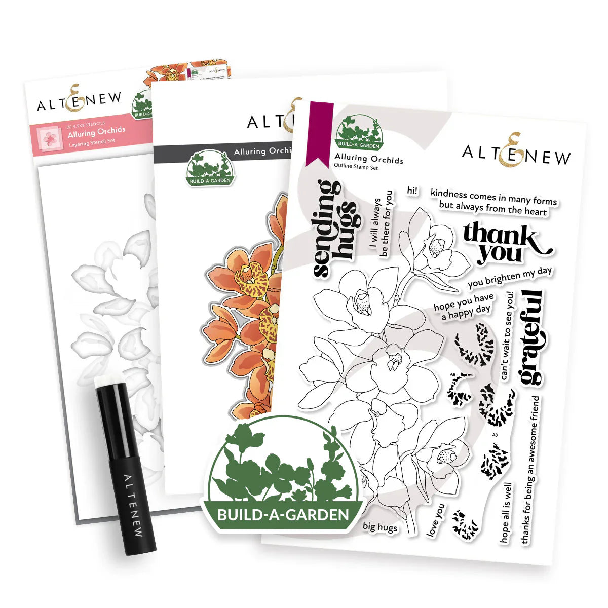 Build-A-Garden: Alluring Orchids & Add-on Die Bundle