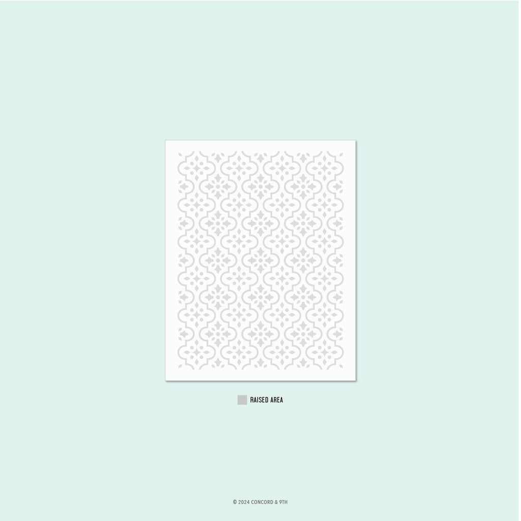 Charming Embossing Folder (2D)