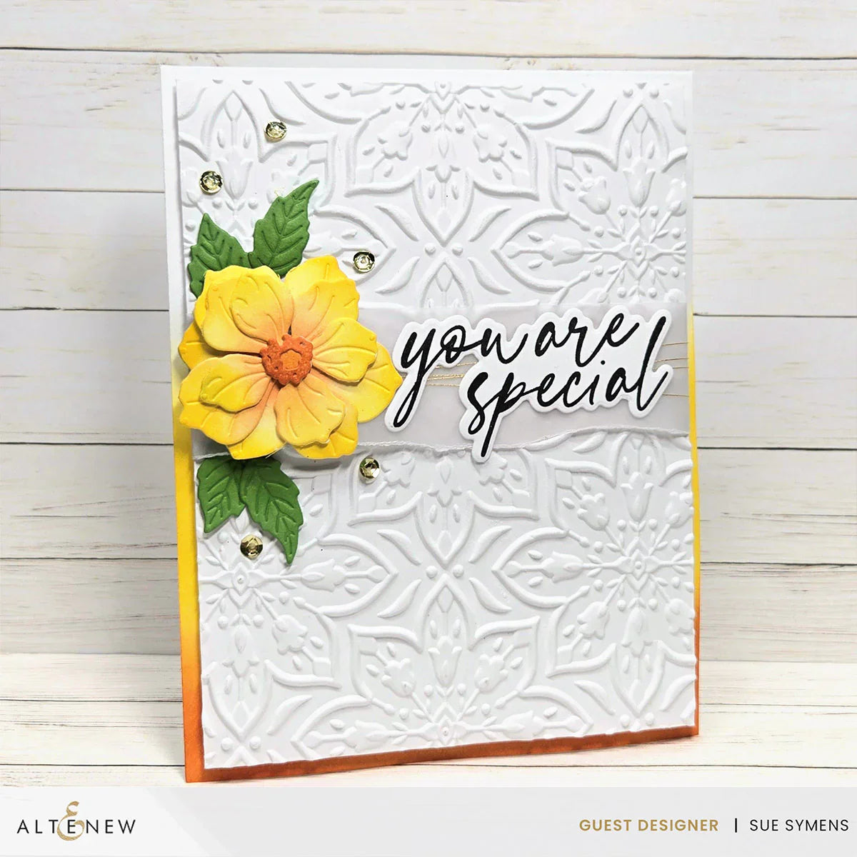 Blooming Doily Charm 3D Embossing Folder