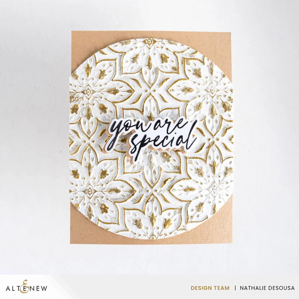 Blooming Doily Charm 3D Embossing Folder