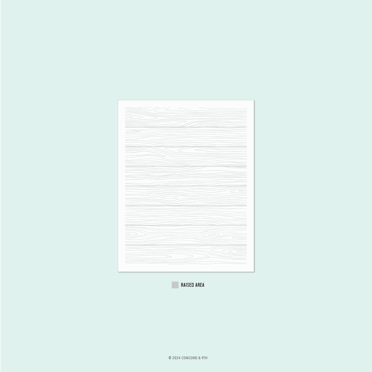 Wood Slat 2D Embossing Folder